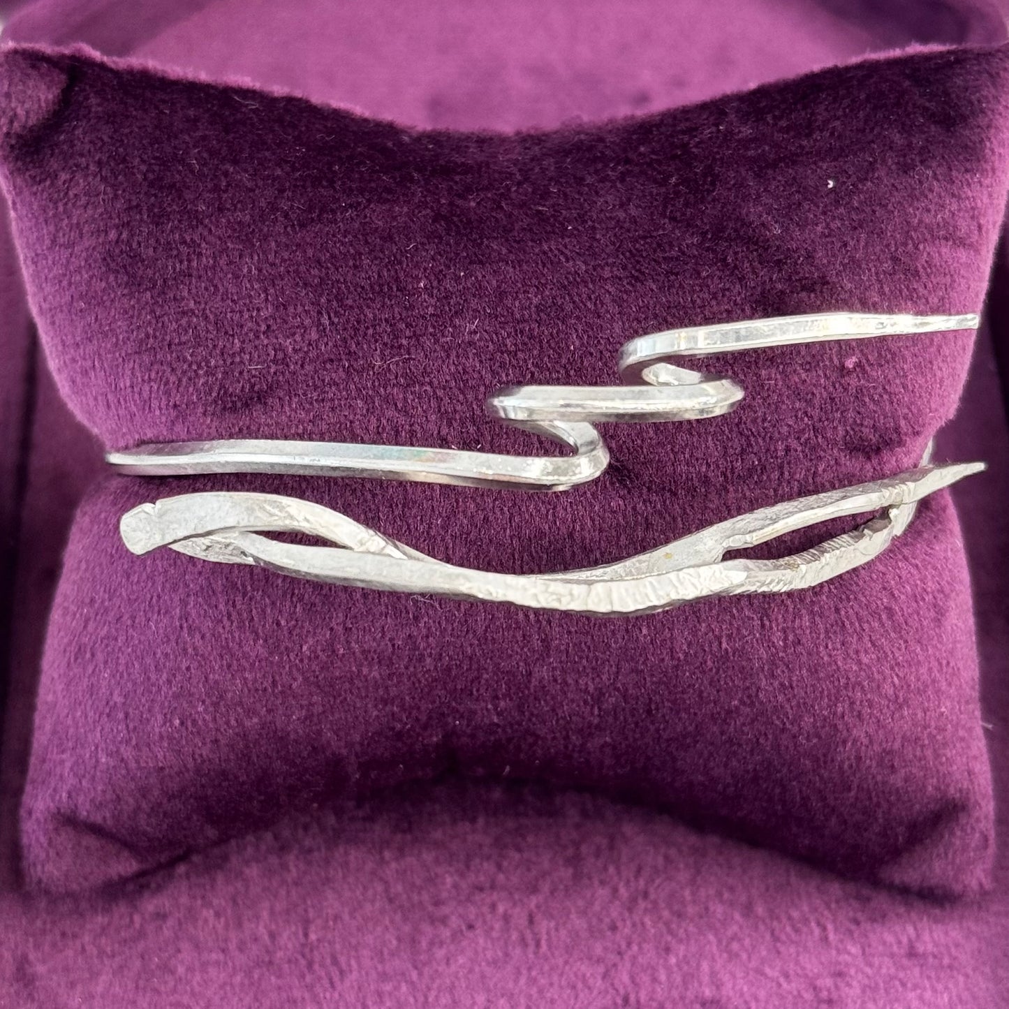Pulseira Industrial estética bruta prata 980 – Fortes Jewellery
