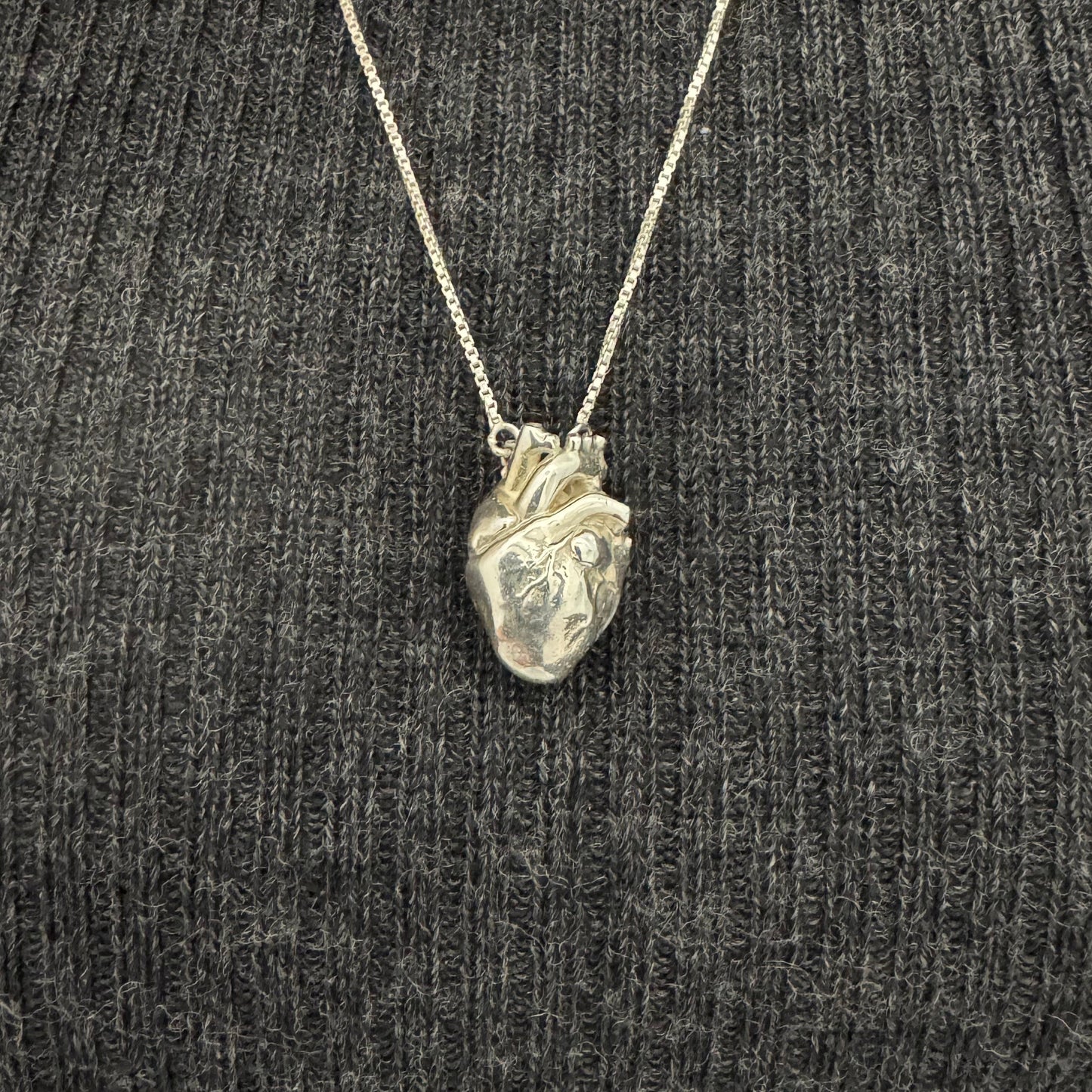 Pingente Coração Anatomico