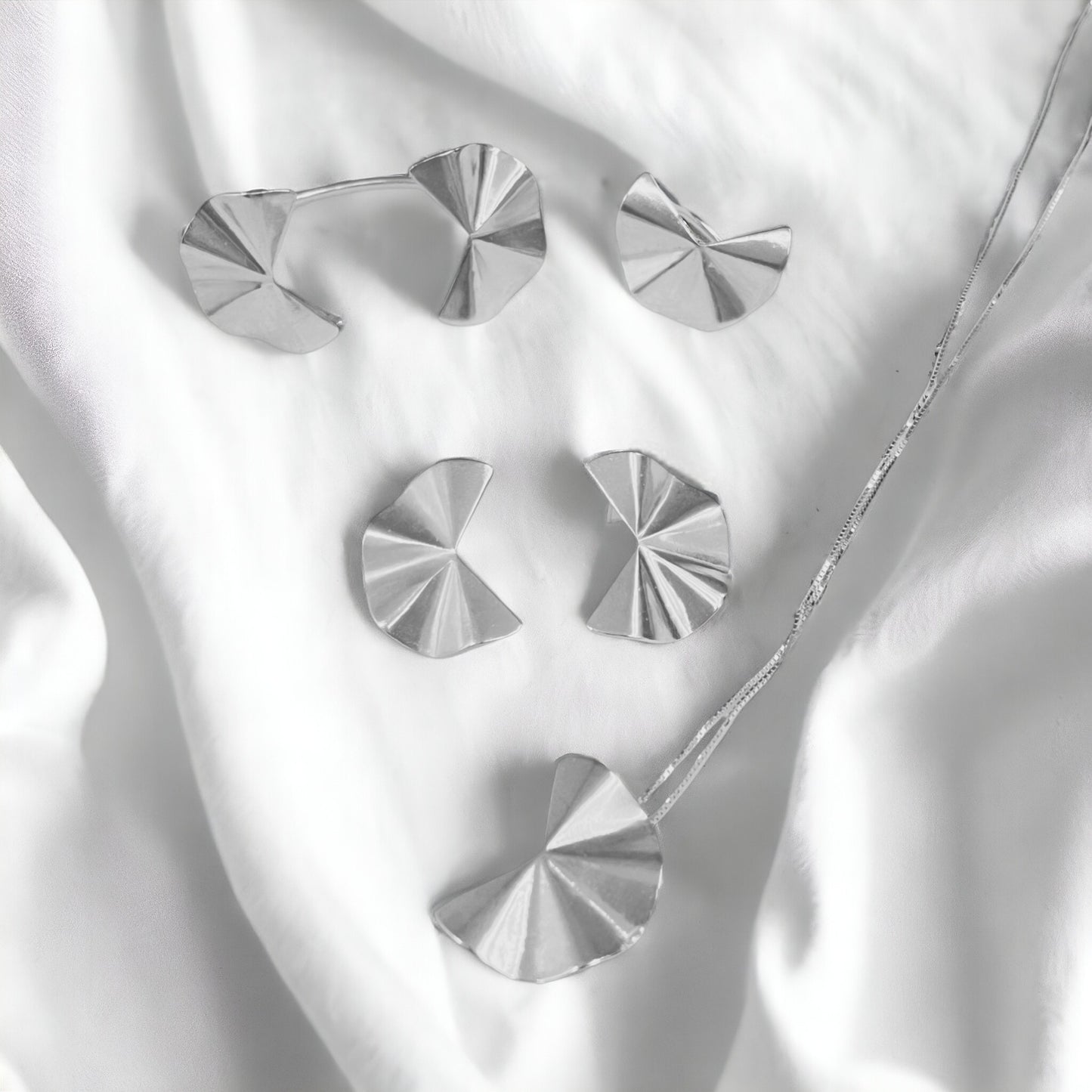 Anel Folha orgânico prata 980 Coleção Folha – Fortes Jewellery