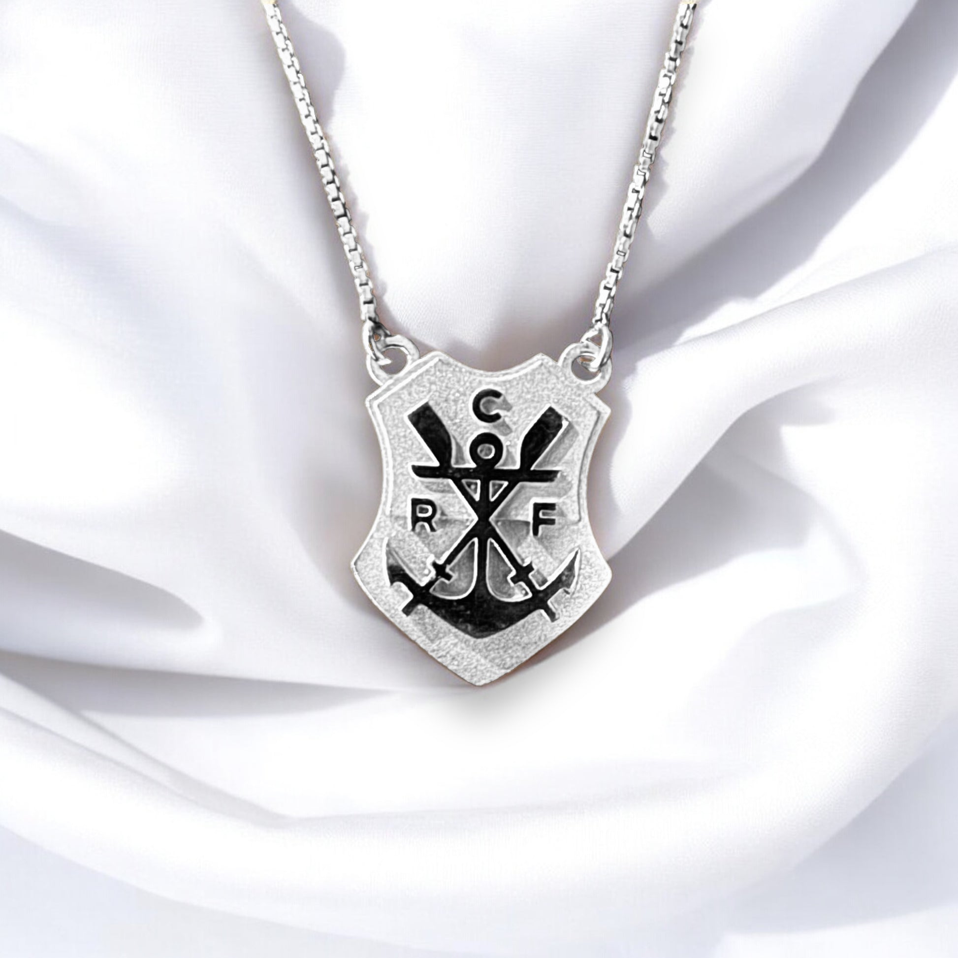 Pingente Flamengo Náutico escudo prata 950 ouro 18k – Fortes Jewellery
