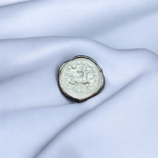 Medalha Sagitário signo prata 980 artesanal – Fortes Jewellery