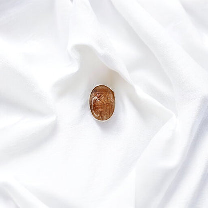 Pingente Rutilado cristal quartzo prata 950 – Fortes Jewellery