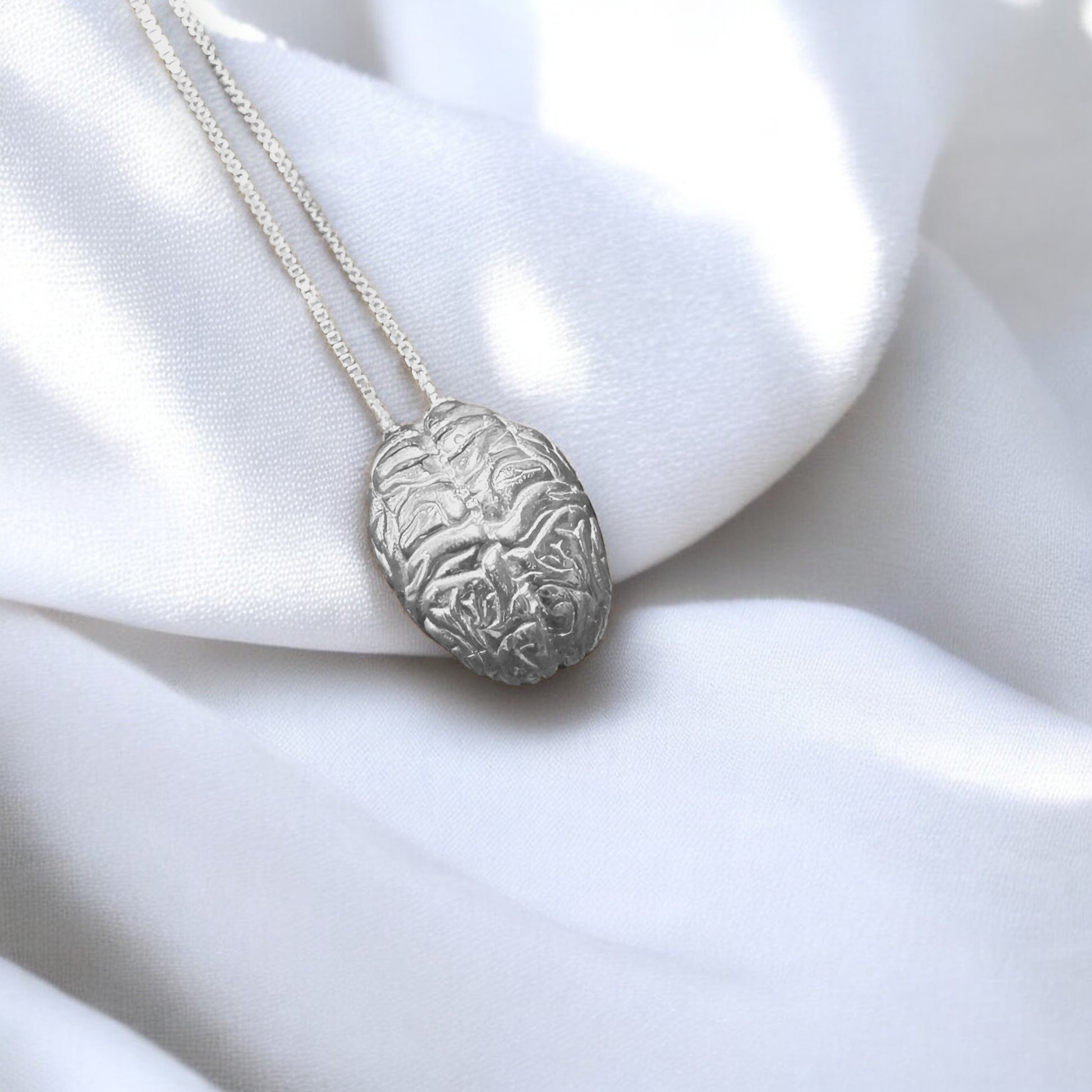 Pingente Cérebro irreverente prata 980 ouro 18k – Fortes Jewellery