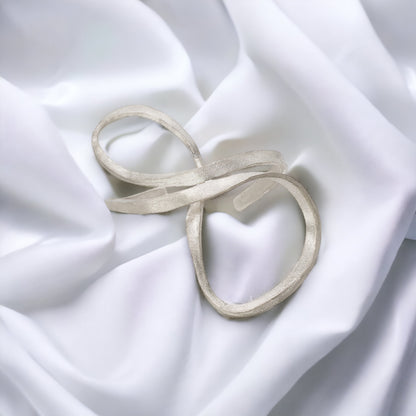 Pulseira Contornos diamantada prata 980 artesanal – Fortes Jewellery