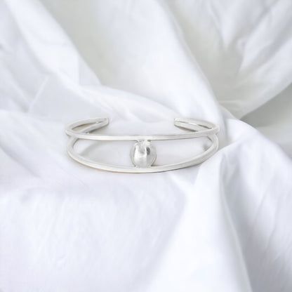 Pulseira Órbita esfera geométrica prata 980 – Fortes Jewellery
