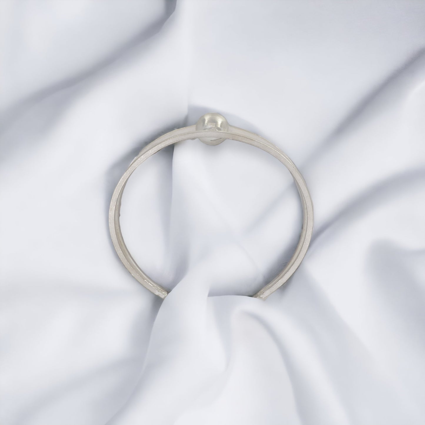 Pulseira Órbita esfera geométrica prata 980 – Fortes Jewellery