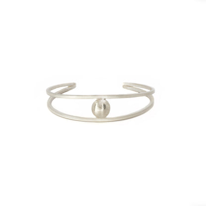 Pulseira Órbita esfera geométrica prata 980 – Fortes Jewellery