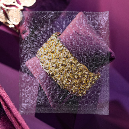 Pulseira Plástico Bolha artesanal prata 980 – Fortes Jewellery